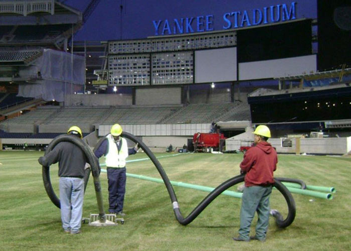 Vacuumimg Yankee Stadium